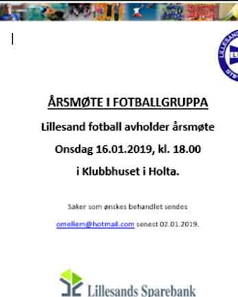 Årsmøte i fotballgruppa